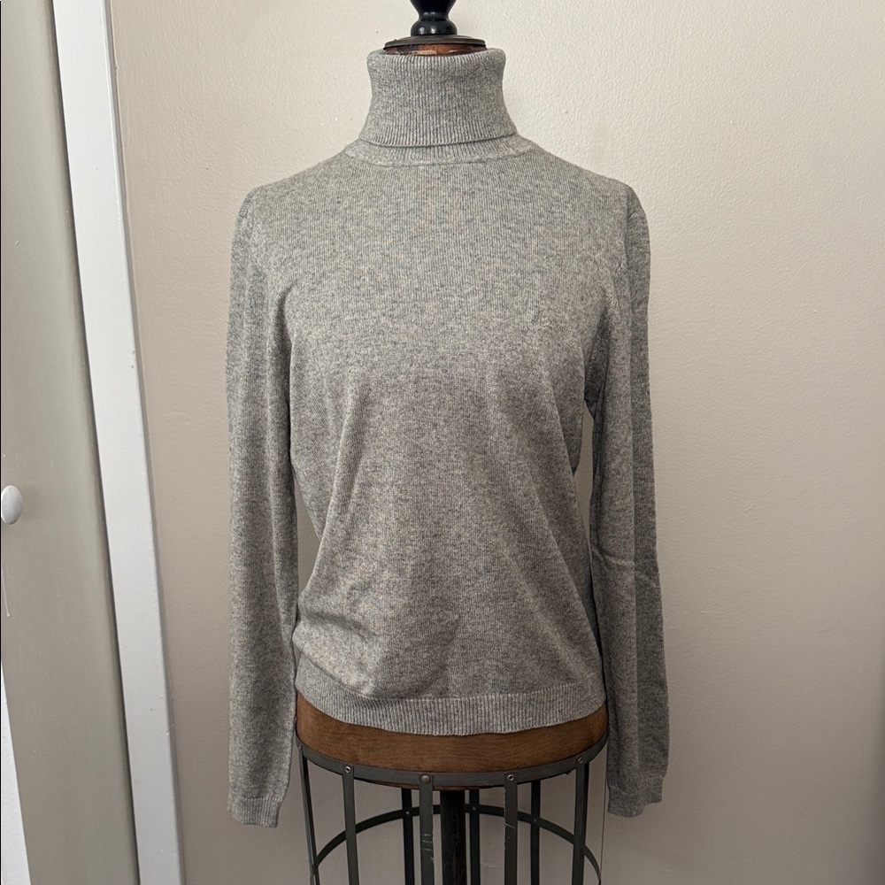Polo by Ralph Lauren Light Gray Turtleneck Sweater